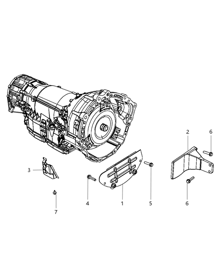 1998 Jeep Grand Cherokee Cover Engine Diagram for 53021897AB