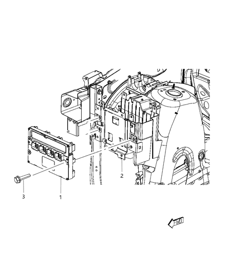 2002 Dodge Caravan Module Powertrain Control Generic Diagram for R5150582AC