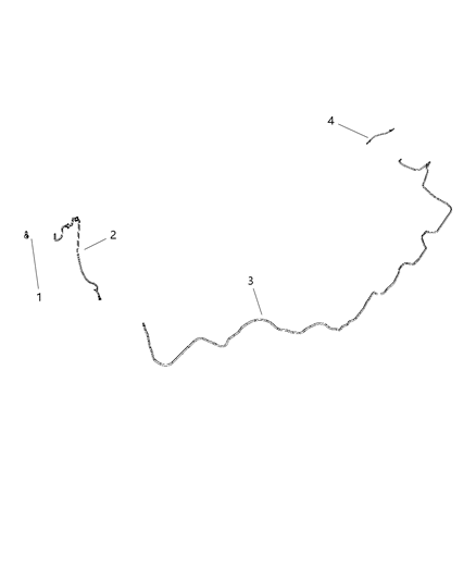 1999 Chrysler Town & Country Nozzle Liftgate Washer Diagram for 5116020AA