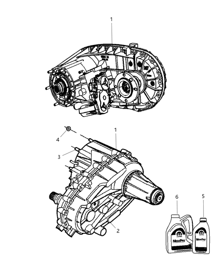 Transfer Case Nvg273 See Note Diagram for R2123156AA