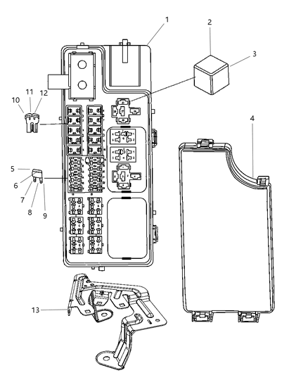 Module Totally Integrated Power Diagram for 4692666AB
