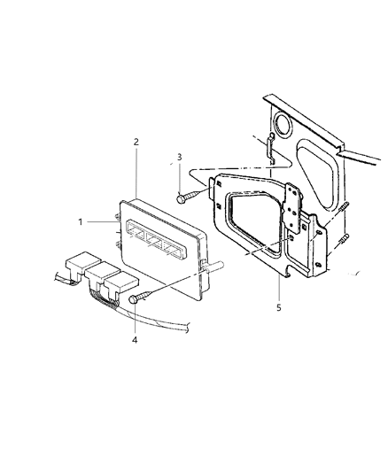 Module Powertrain Control Generic Diagram for 56028795AC