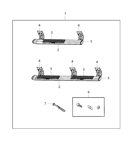 Step Side Diagram for 68144266AE