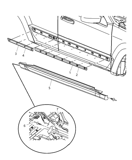 2025 Jeep Grand Cherokee Shield Splash Diagram for 55157080AC