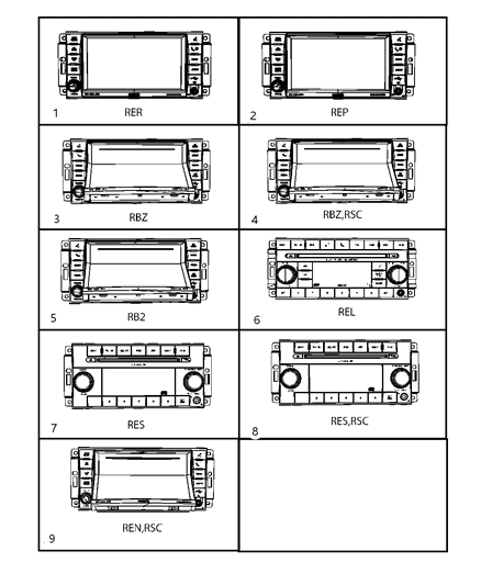 1994 Dodge B250 Radio AM/FM With CD Diagram for 5091111AC