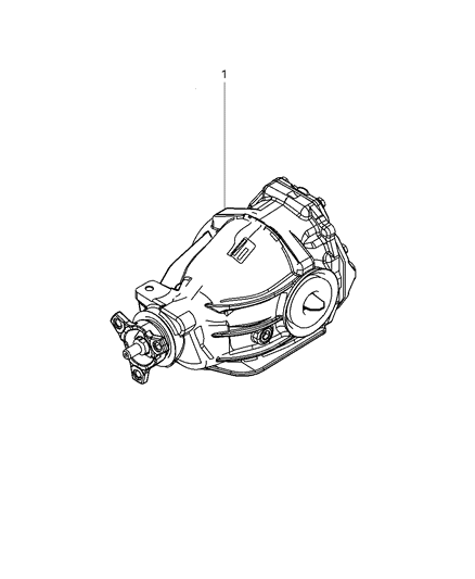 Differential Rear Axle See Note Diagram for 5037799AB