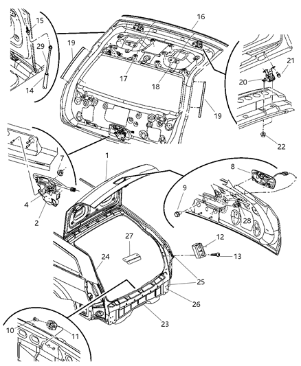 Stud Weld M5X9.00 Diagram for 6508341AA