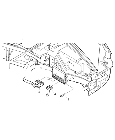 Module Powertrain Control Diagram for 5029932AD