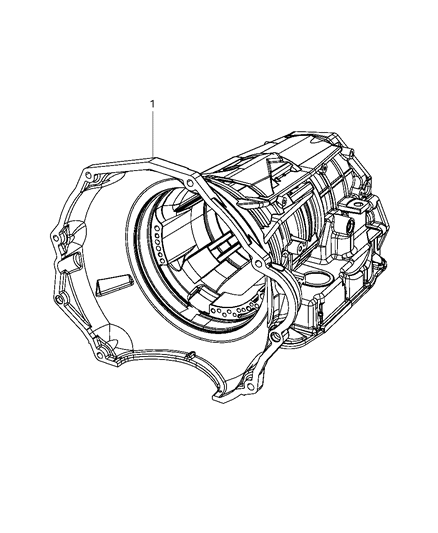 1991 Chrysler Imperial Case Transmission Diagram for 68009563AA