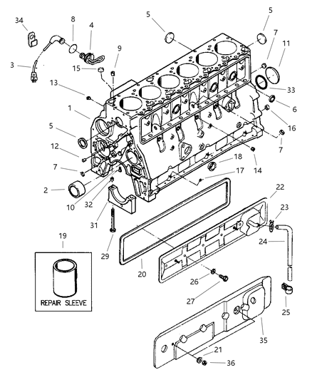 Cover Camshaft Diagram for 4798939