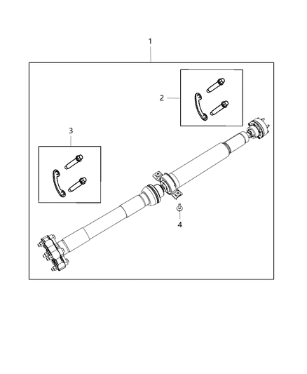 1992 Jeep Comanche Bolt And Washer Diagram for 68087449AB