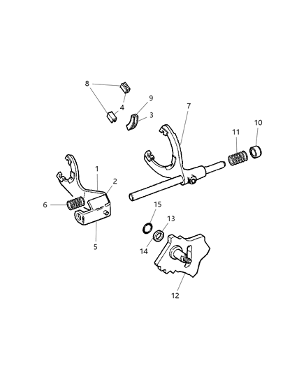 Fork Range Diagram for 5103300AB