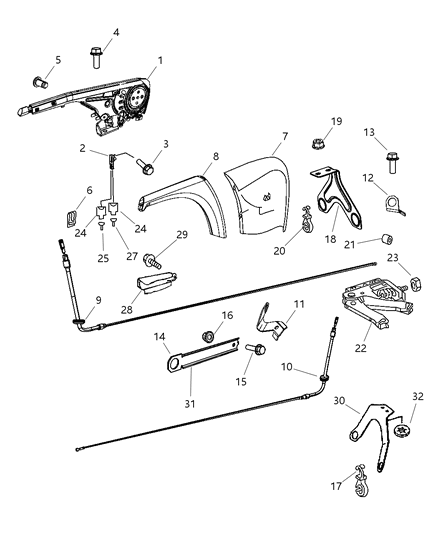 2016 Ram ProMaster 3500 Cover Diagram for 68013465AA