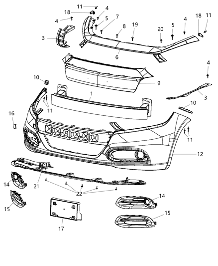 Panel Close Out Diagram for 68191423AB