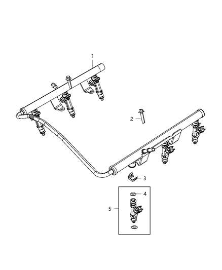 Injector Diagram for 53032701AA