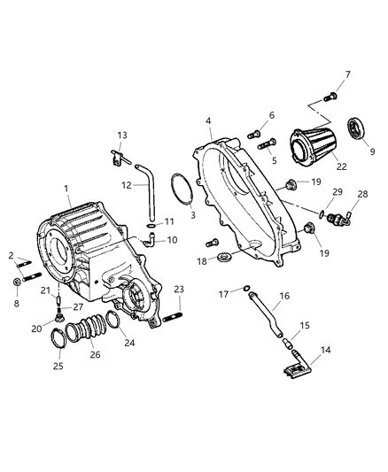 1997 Chrysler Concorde Plunger, Shift Detent Diagram for 53008217