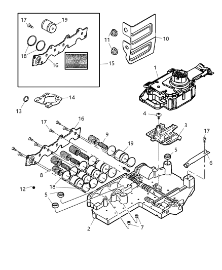 Valve Body Assembly Diagram for R5080732AD