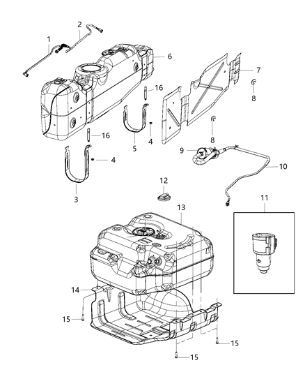 Hose Purge Diagram for 5032258AB