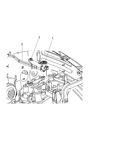 Harness Proportional Purge Solenoid Diagram for 52129467AA