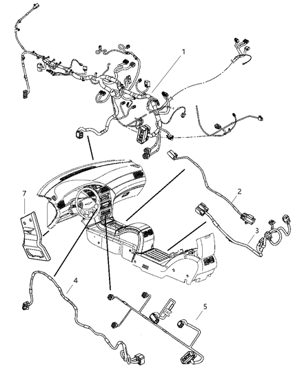 2005 Chrysler Pacifica Wiring Radio Diagram for 4868949AA