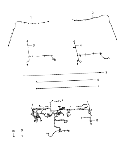 2015 Ram 3500 Wiring Instrument Panel Diagram for 68236821AC