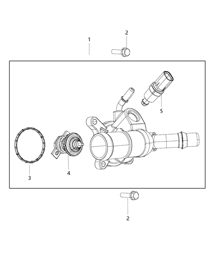 Housing Thermostat Include'S Thermostat Diagram for 5047263AC