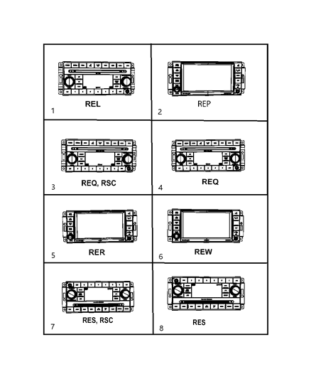 2013 Ram 2500 Radio Am / Fm / Dvd / Hdd / Nav / SDARS Diagram for 5064402AH