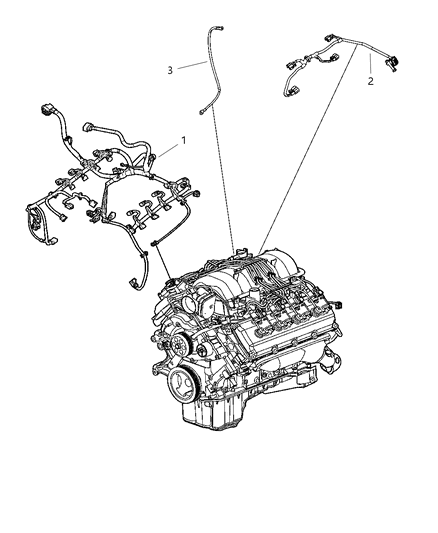 Wiring Engine Diagram for 5148029AD