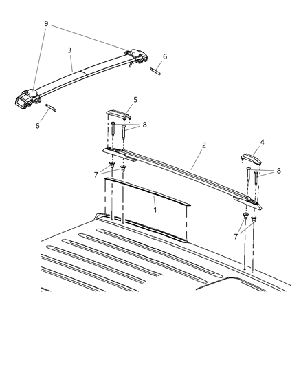 Pin Pin - Lock Diagram for 5174361AA