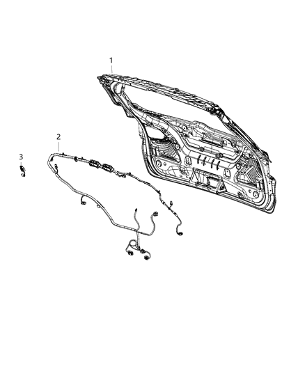 Wiring Liftgate Diagram for 68409253AC