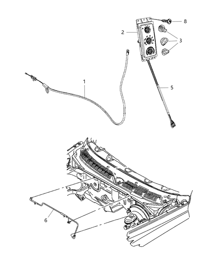 Dash Control Unit Diagram for 68171482AA