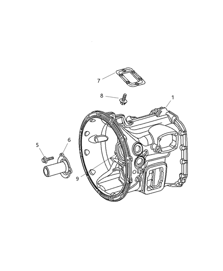 1988 Chrysler Fifth Avenue Dowel Diagram for 5142725AA
