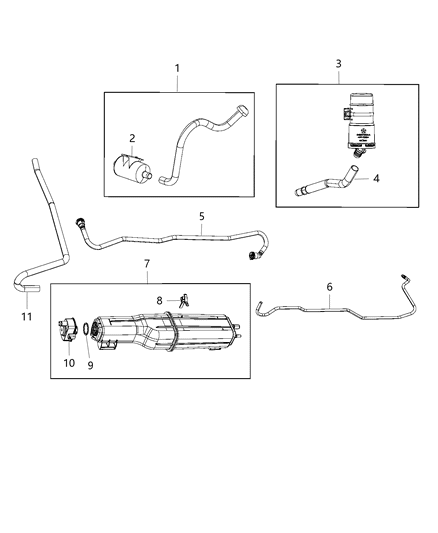 Canister Vapor Diagram for 5147075AA