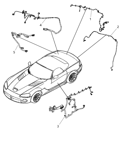 1989 Jeep Wagoneer Wiring Courtesy Lamp Diagram for 5030303AB
