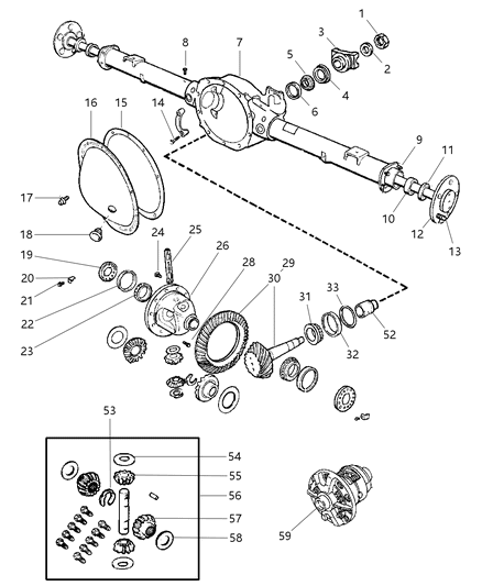 Gear Kit Ring And Pinion 29 Diagram for 5010321AA