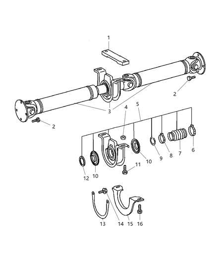 2025 Ram ProMaster 2500 Boot Driveshaft Diagram for 5133897AA