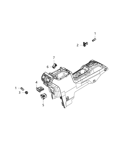 1994 Dodge Shadow Power Outlet Inverter Diagram for 68347435AA