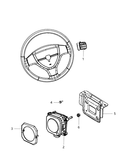Cover Sensor Diagram for 56054167AA