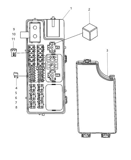 Module Totally Integrated Power Diagram for 4692207AA