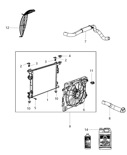 Module Cooling Diagram for 5005144AI