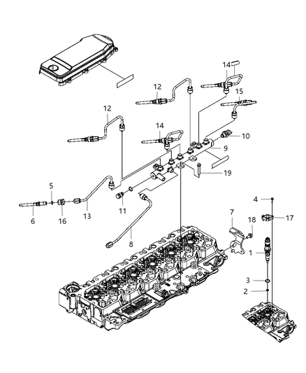 2000 Chrysler LHS Bolt Diagram for 68014977AA