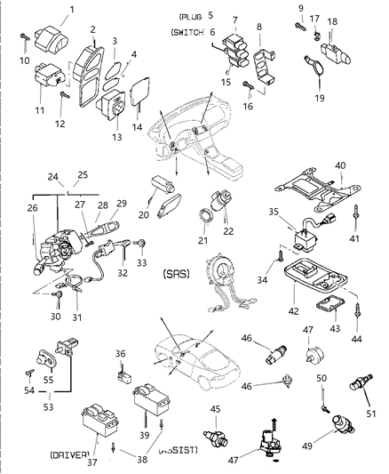 Screw Self Tapping M4X16 Diagram for MF453019