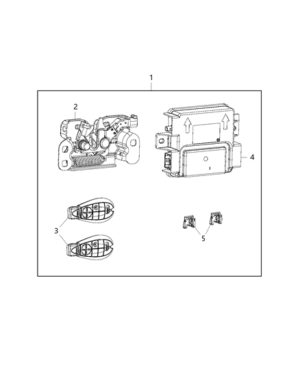 Receiver Hub Diagram for 68272742AC
