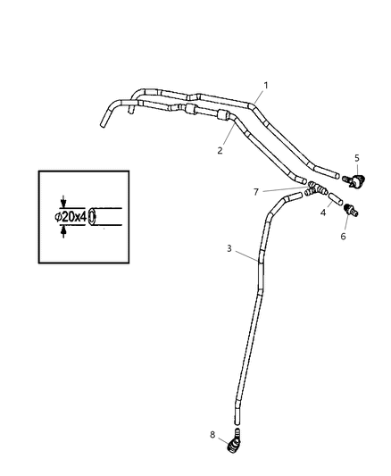 2025 Ram ProMaster 3500 Connector Diagram for 5126007AA