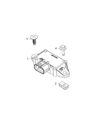1986 Dodge Ram 50 Module Fuel Pump Control Diagram for 68316470AB