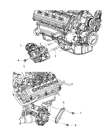 1986 Dodge Ram 50 Differential Front Axle Diagram for 68437644AA