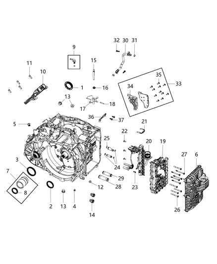 2015 Chrysler 300 Tube Oil Feed Diagram for 4736871AA