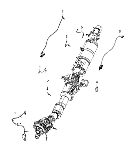 Sensor Differential Pressure Diagram for 68312096AA