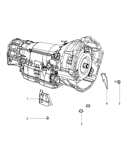 2016 Jeep Wrangler Plug Access Hole Diagram for 4593887AB