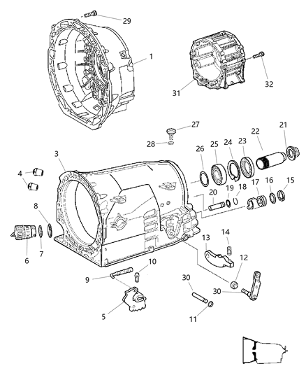 Stud Double Ended Diagram for 6507890AA